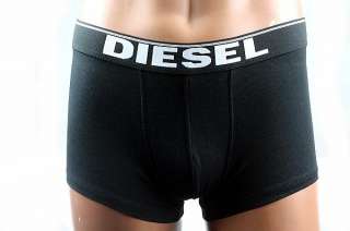 Diesel Mens Kory Two Pack Boxer Shorts Black Underwear  