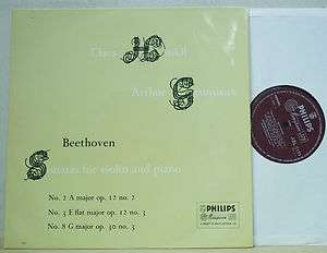 Haskil/Grumiaux BEETHOVEN Sonata 2,3,8 Philips ABL 3199  