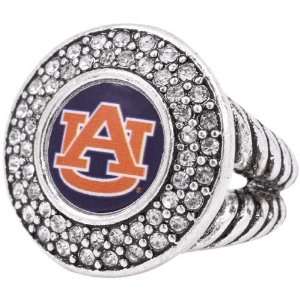  Auburn Tigers Team Logo Crystal Ring (7) Sports 