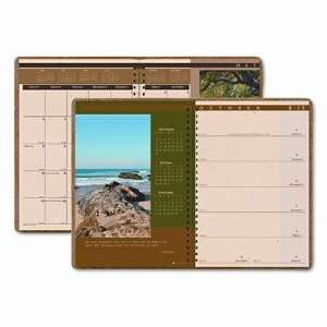   Weekly/Monthly Planner, 8 1/2 x 11, Brown (1 Each): Office Products
