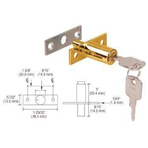  CRL Gold Plated Deluxe Plunger Lock   Keyed Alike by CR 