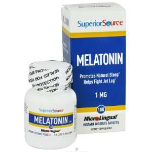  Superior Source   Melatonin Instant Dissolve 1 mg.   100 