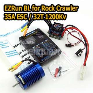 EZRun Combo B3 35A ESC+32T/1200Kv motor 110 Crawler RC  