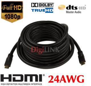 35FT LONG HDMI 24AWG Heavy Duty Gold P 1080P LCD Plasma  
