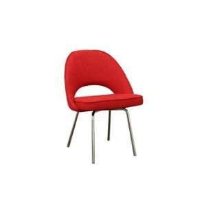  Wholesale Interiors Red Fabric Accent Chair