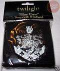 TWILIGHT BLACK WRISTBAND Terry Cloth Cullen Crest NEW