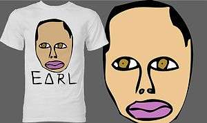   Future Shirt OFWGKTA Free Earl Wolf Gang Earl Drawing   White T Shirt