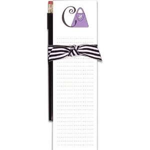  Initial C Magnetic Shopping List Pad w/Bow Wellspring 