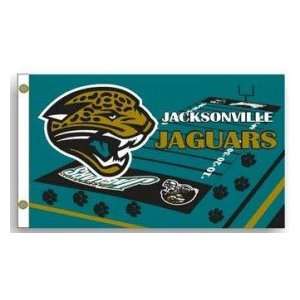 Jacksonville Jaguars NFL Field Design 3x5 Indoor/Outdoor 
