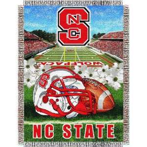  North Carolina State Wolfpack NCAA Woven Tapestry Throw 
