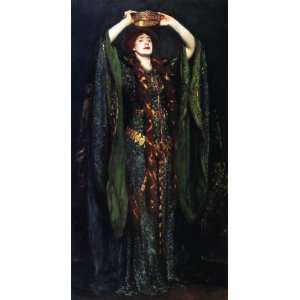 Oil Painting Ellen Terry as Lady Macbeth John Singer Sargent Hand Pa