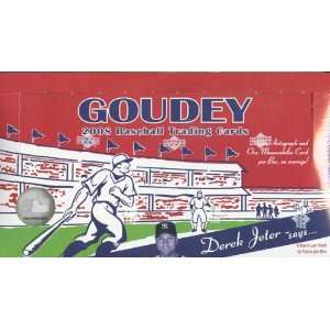  2008 Upper Deck Goudey Baseball Hobby Box: Sports 