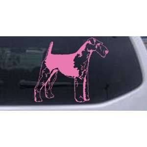   .9in    Airedale Terrier Animals Car Window Wall Laptop Decal Sticker