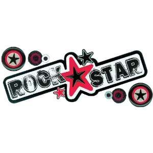    Jolees Boutique Title Wave Stickers Rock Star