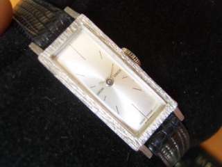 NOS 60S SARCAR MAUNAL RECTANGULAR LADIES WATCH   LOOK  