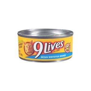  9Lives Ocean Whitefish Dinner Canned Cat Food 24 5.5 oz 