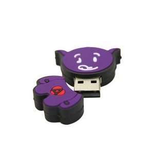  8GB Ox Shaped Cartoon USB Flash Drive Purple: Electronics
