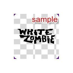  RANDOM WHITE ZOMBIE 10 WHITE VINYL DECAL STICKER 