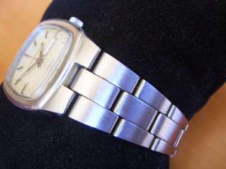 VINTAGE 1970S SS LONGINES AUTOMATIC DAY DATE LADIES WRISTWATCH   FULL 