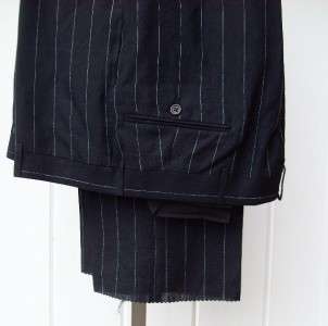Ralph Lauren mens suit Polo II flax 42 long 42L nwt black stripe pants 
