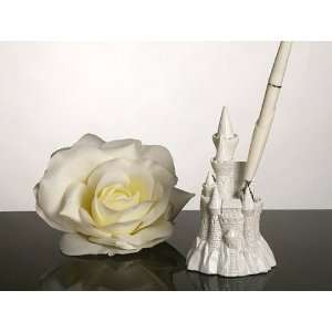  White Cinderella Castle Pen Set