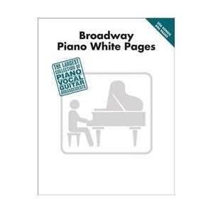  Broadway Piano White Pages [Book/Cd] Musical Instruments