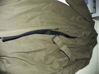 Polo Ralph Lauren Trench Coat Outer Jacket 40R 40 R Full Length Poly 
