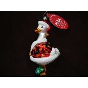   Radko Christmas Ornament Aflac Santa Duck Home & Kitchen