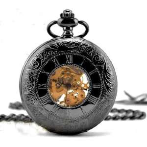   Retro Style Mechanical Wind up Pocket Watch Watch 946: Everything Else