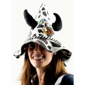  Cow Party Hat with Horns and Cowbell