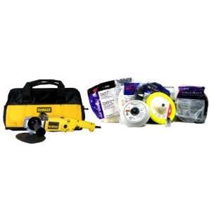   Variable Speed Polisher along with a Professional 7 Piece 3M Pad Kit