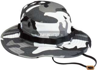 City Camouflage Military Wide Brim Boonie Hat  