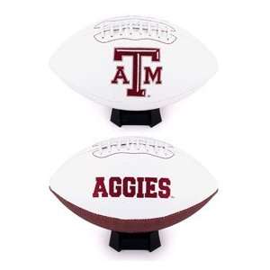  Texas A&M Aggies Full Size Embroidered Football: Sports 