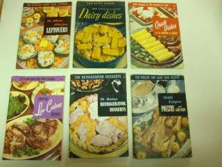 Different Recipe Books 1950’s Culinary Arts Institute  