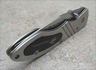 Winchester Stainless Pocket Clip Framelock Knife NEW  