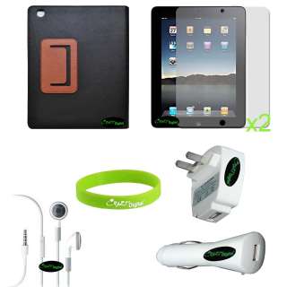 Br 7 Accessory Leather Case+Charger for Apple iPad 2  
