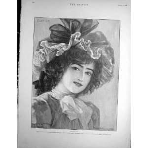  Clarice Portrait Fair Woman Lady Portrait Schmalz 1900 