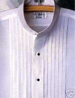 Banded Collar FORMAL TUXEDO SHIRTS XS 1 thry 6XL 41NEW  