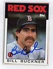 BILL BUCKNER Signed Autograph Album Page 1986 Red Sox  