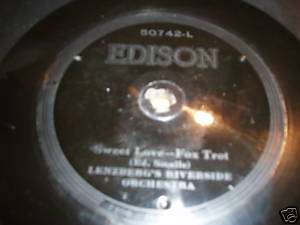 Vintage EDISON Diamond Disc Phonograph Record~#50742  
