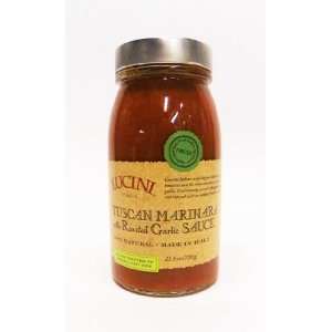 Lucini Italia Tuscan Marinara Sauce, With Roasted Garlic 25.5 oz 