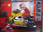 MicroGear 16 Scale Remote Controlled Yellow GSX 1000 Motorcycle Red 
