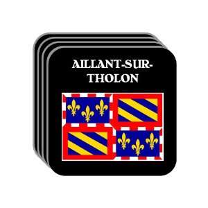  Bourgogne (Burgundy)   AILLANT SUR THOLON Set of 4 Mini 