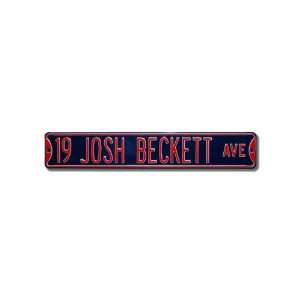  BOSTON RED SOX 19 JOSH BECKETT DR Authentic METAL STREET 