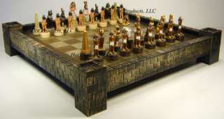 EGYPTIAN chess set 17 CASTLE Board EGYPT  