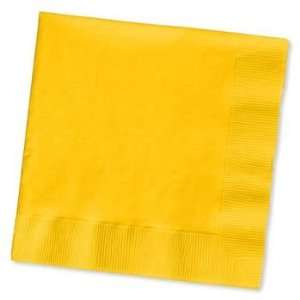  3 Ply Dinner Napkins, School Bus Yellow: Kitchen & Dining