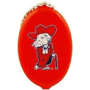  University Of Mississippi Ol Miss Keychain Coin P Case 