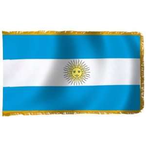  Argentina Flag (With Seal) 3X5 Foot Nylon PH and FR Patio 