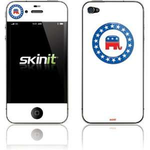  Skinit Republican Elephant Vinyl Skin for Apple iPhone 4 