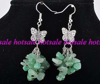 wholesale 48pair agate jade tiger eye gemstone earrings  